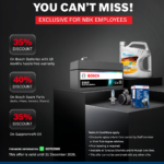 Exclusive Bosch & Tyreplus Offers